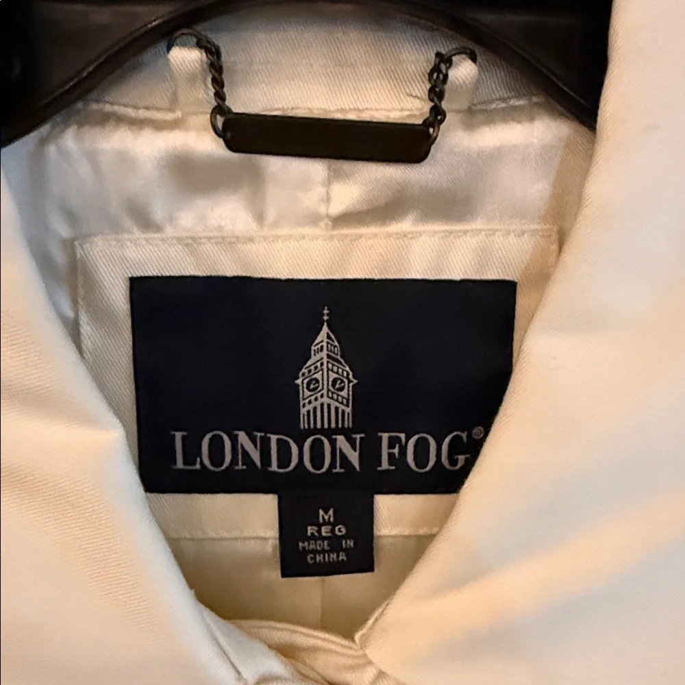 London Fog Women's Cream Trench Coat - Picture 2 of 7